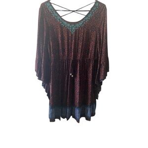 Umgee flowy boho women’s blouse size large